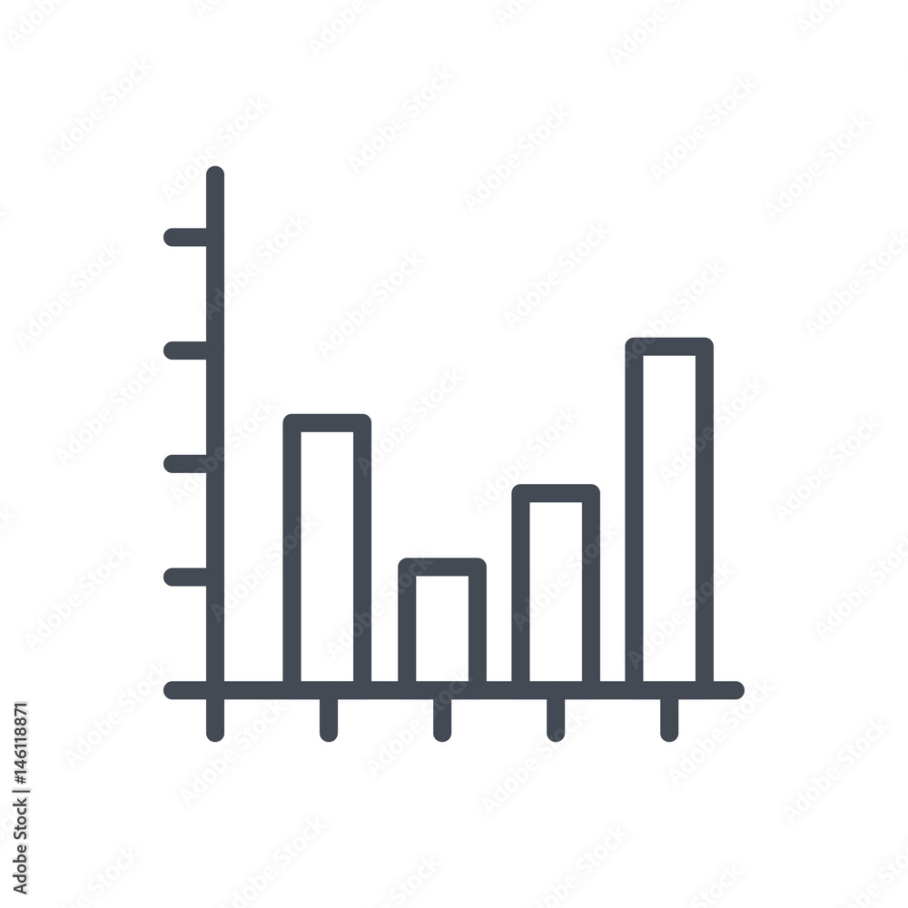 Chart Diagram Line Icon Chart Diagram Line Icon