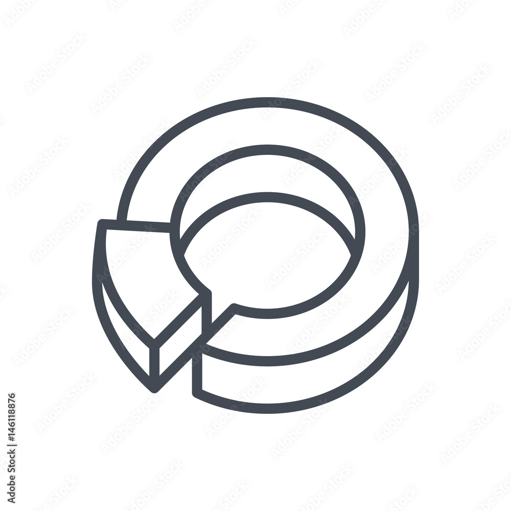 Chart Diagram Line Icon Chart Diagram Line Icon