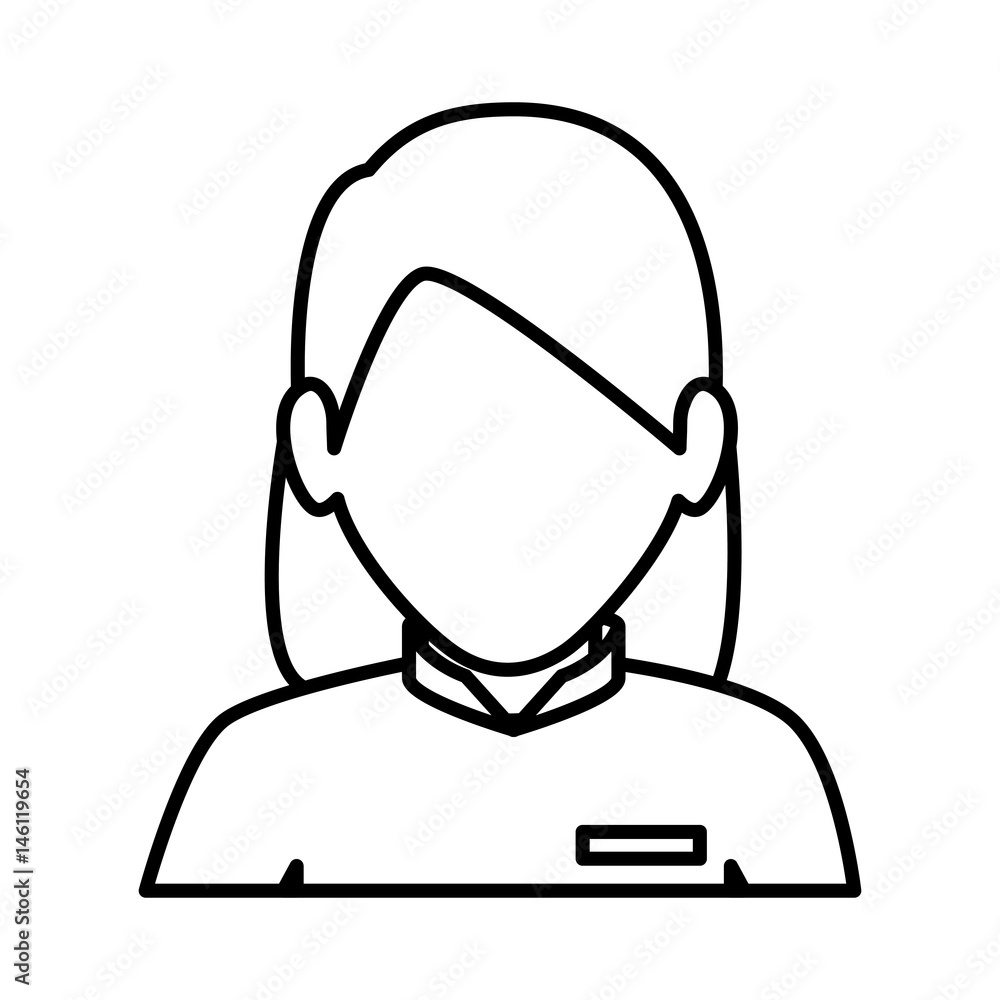 young woman avatar character vector illustration design young woman avatar character vector illustration design