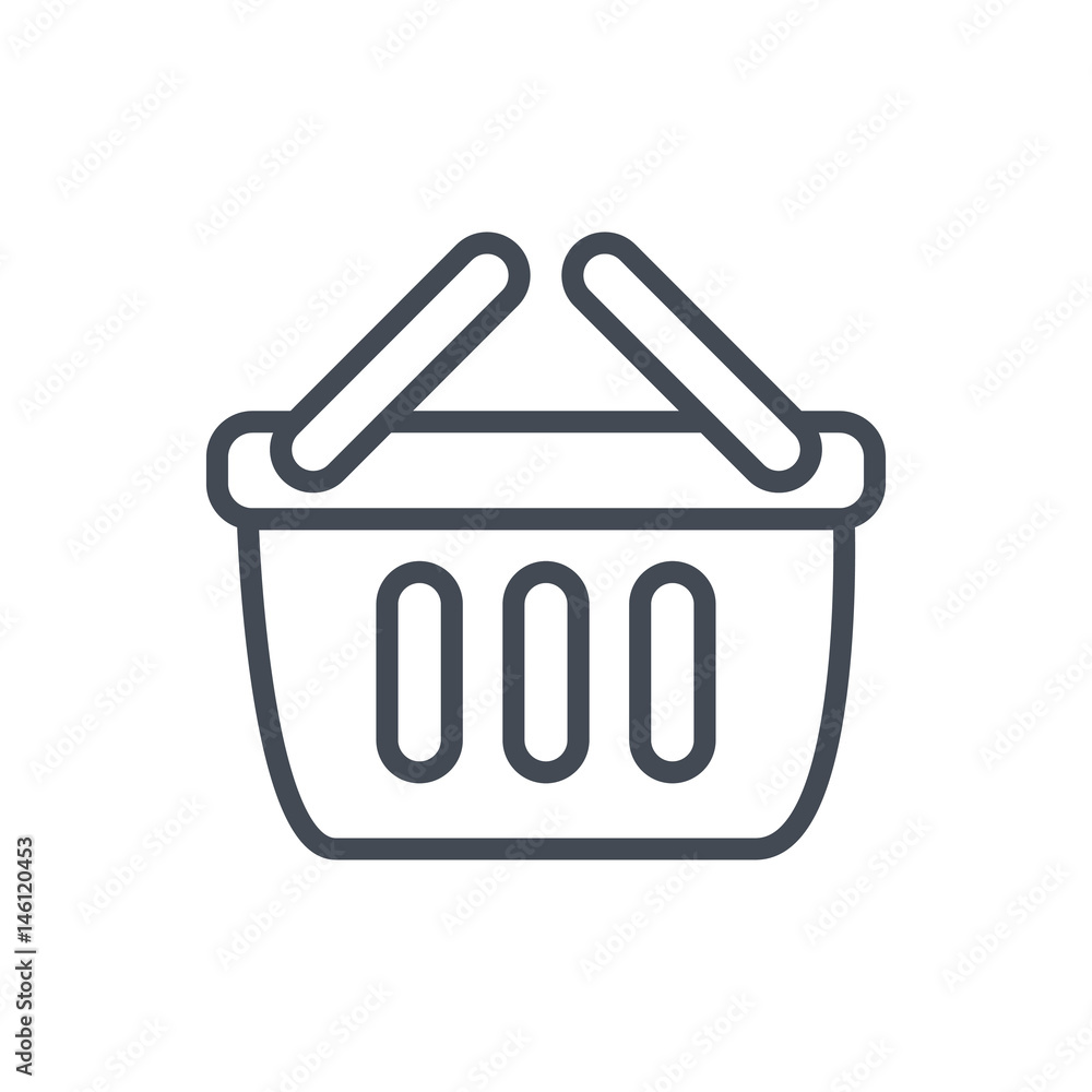 Shopping Cart Line Icon Shopping Cart Line Icon