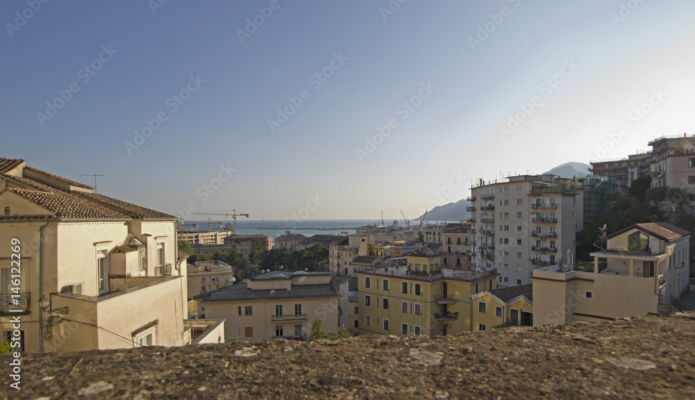 overview of Salerno , Italy
