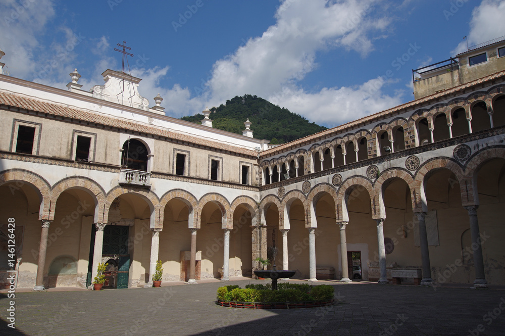 Salerno cathedral courtyard