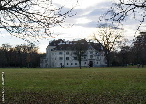 The grounds around Old Laxenburg Castle near Vienna, Austria