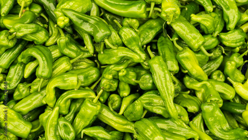 green peper chili. background