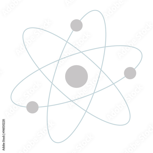 atom molecule isolated icon vector illustration design
