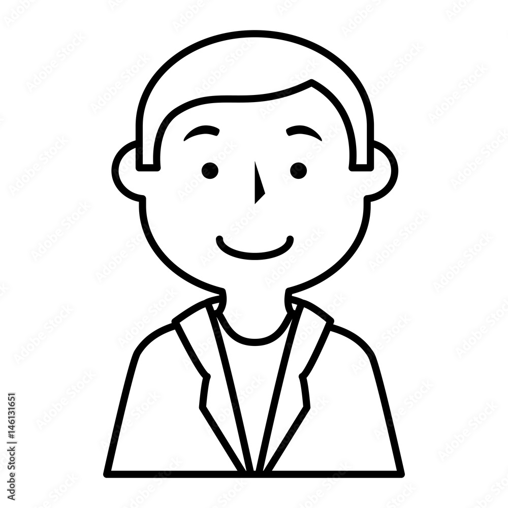 young man avatar character vector illustration design young man avatar character vector illustration design