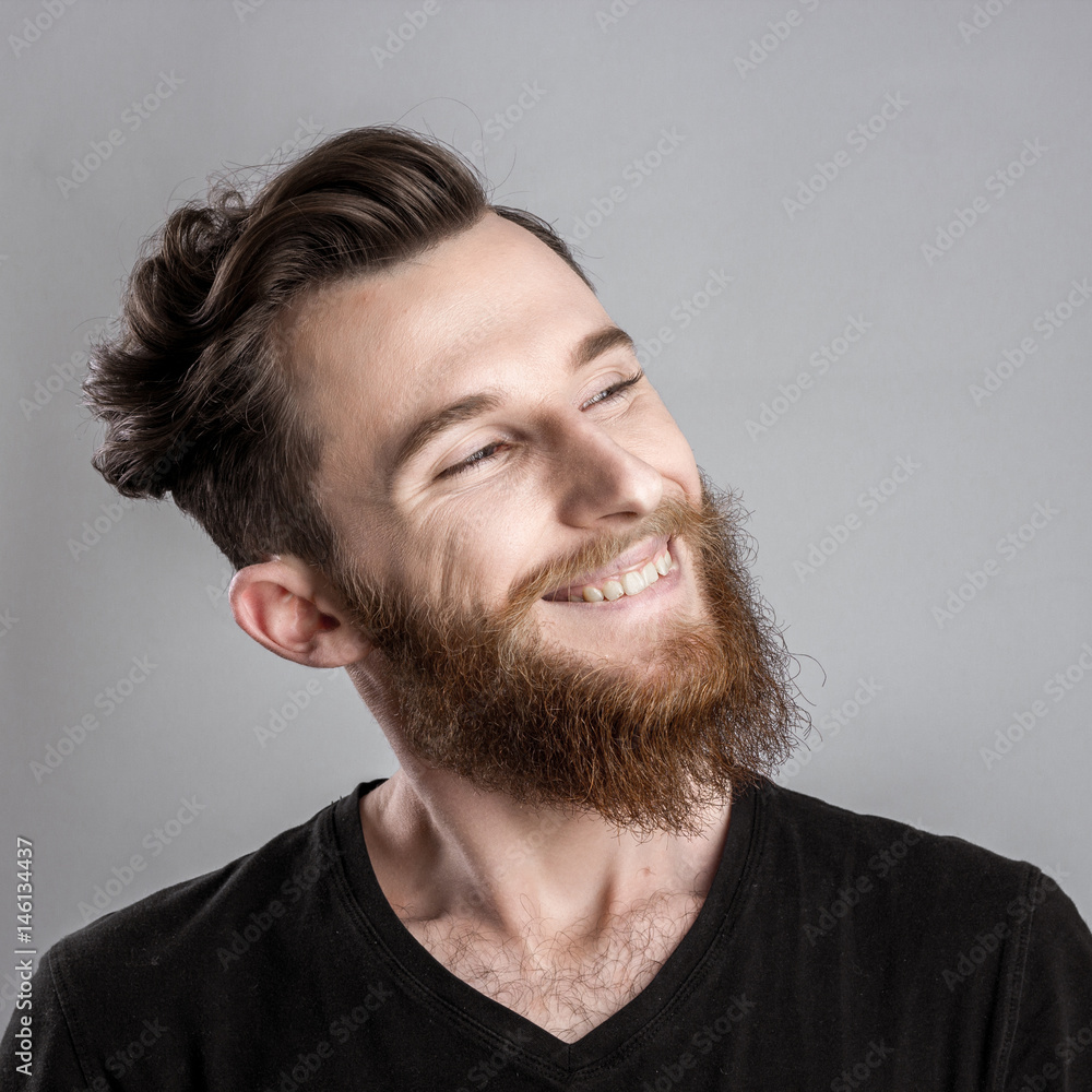 Obraz premium Happy dreaming young man