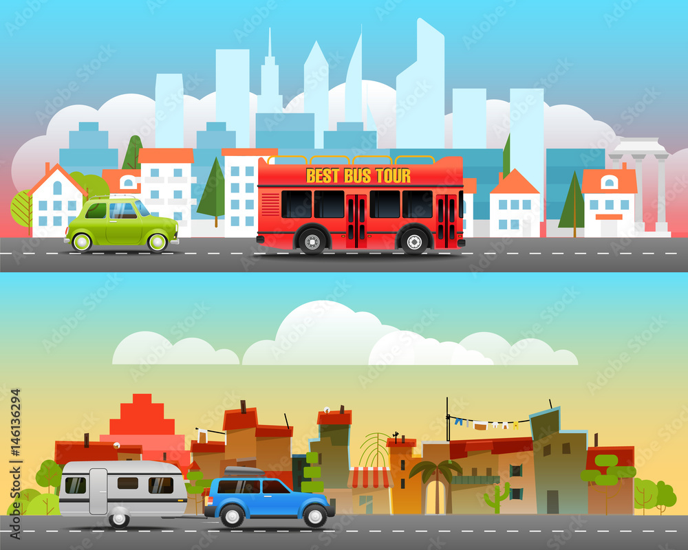 Season travelling. Vector illustration Season travelling. Vector illustration