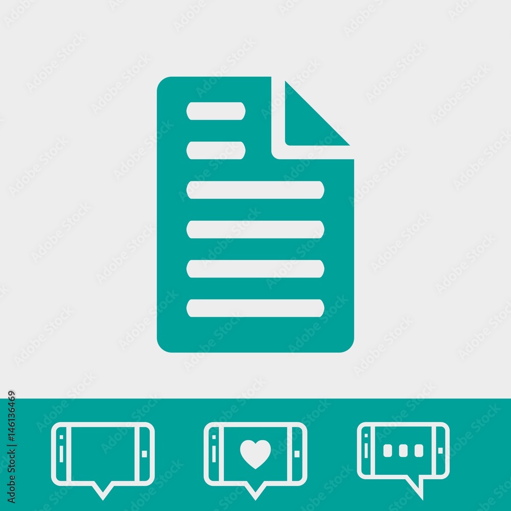 file icon stock vector illustration flat design file icon stock vector illustration flat design