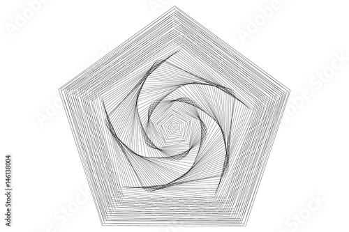 pentagram, Abstract geometric shapes