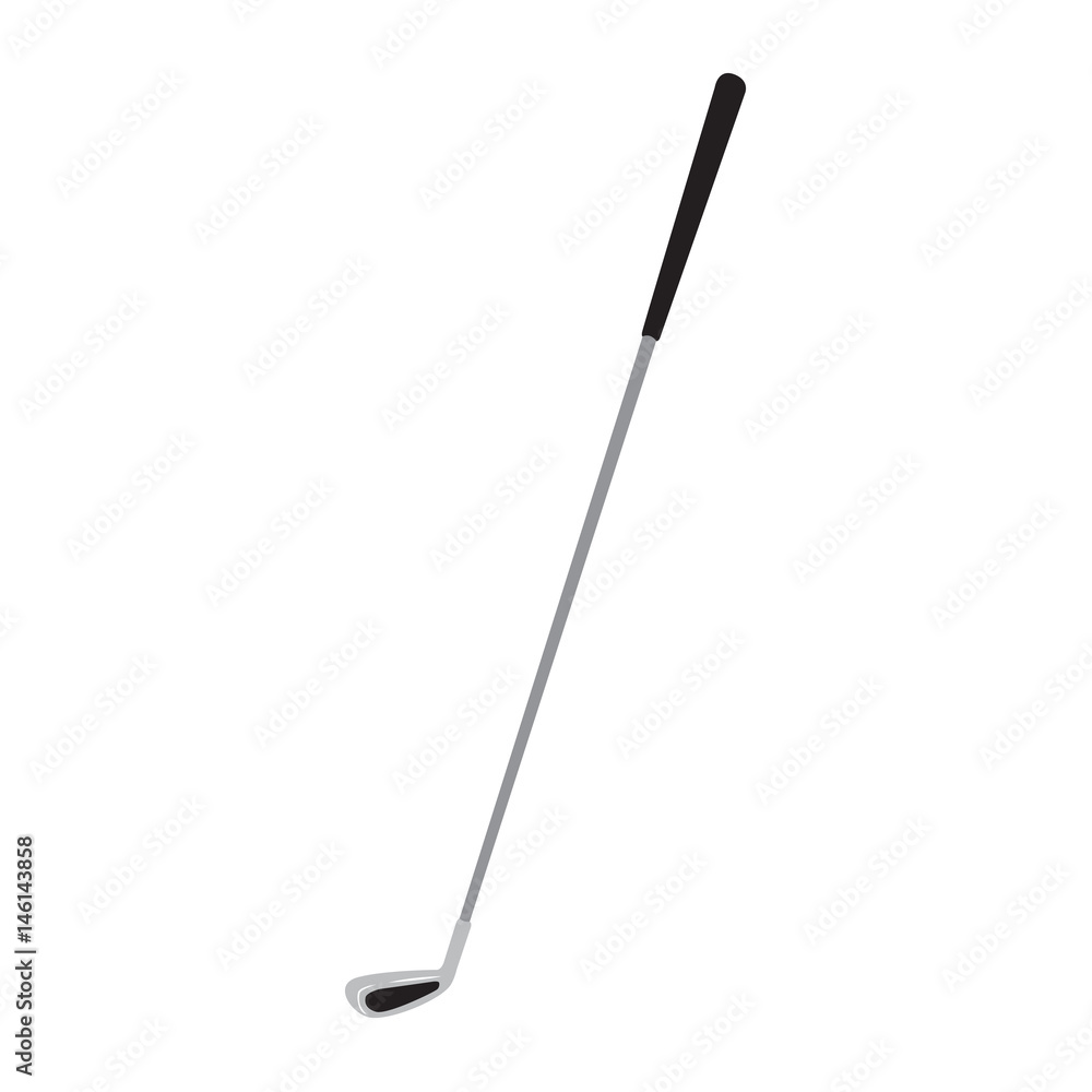 Isolated golf club on a white background, Vector illustration Isolated golf club on a white background, Vector illustration