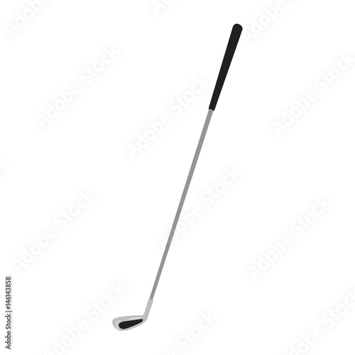 Isolated golf club on a white background, Vector illustration