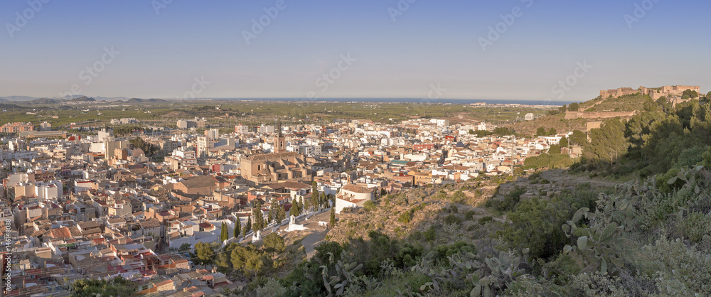 Fototapeta premium Panoramic photo of Sagunto. Valencian Community.