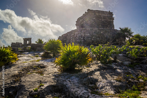 Tulum Ancient Maya Archeological Site in Yucatan Mexico photo