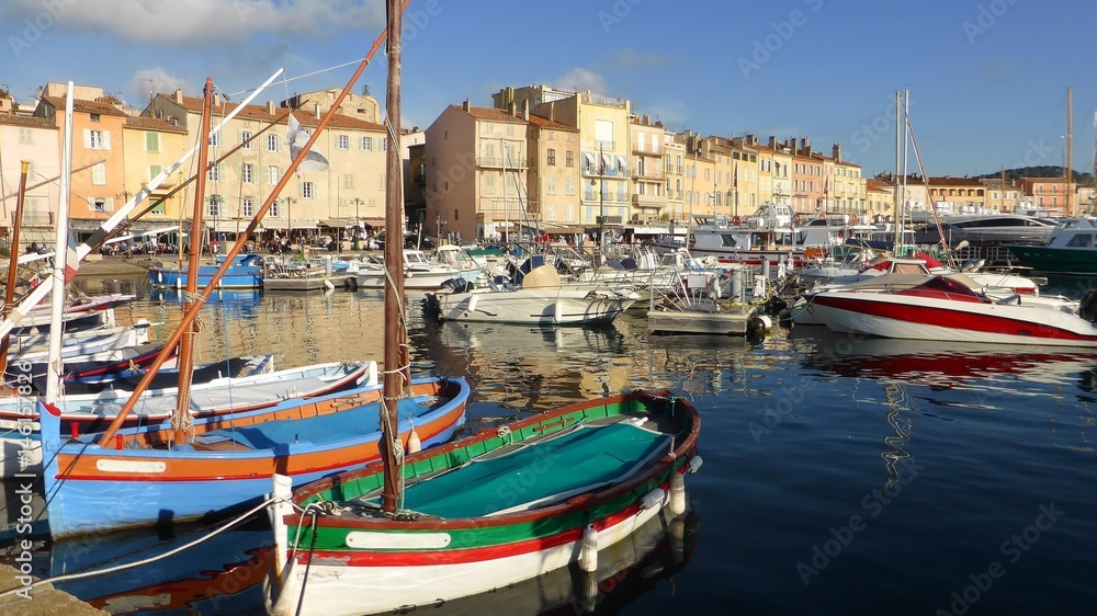 Saint-Tropez, port de plaisance (France)
