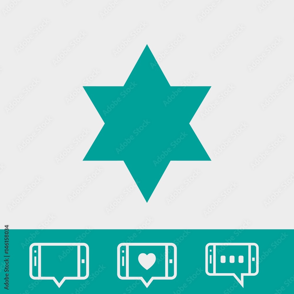 star icon stock vector illustration flat design star icon stock vector illustration flat design