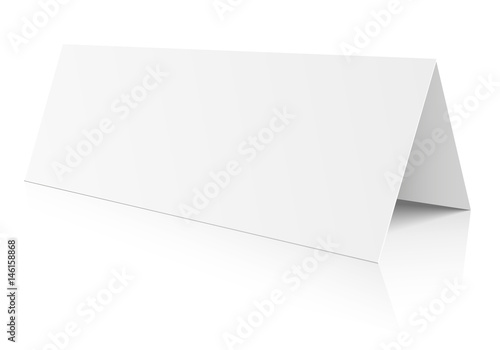 Blank Table Paper Card