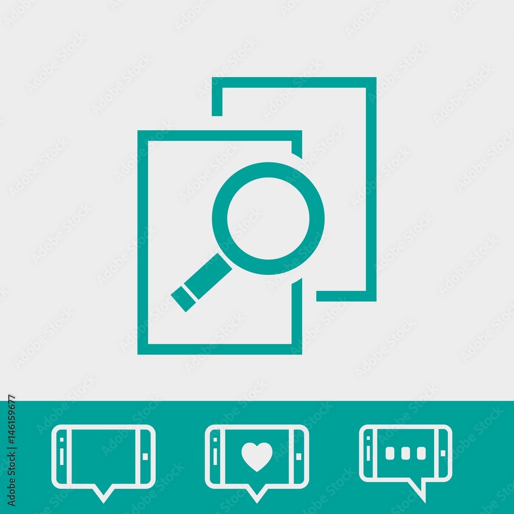 search icon stock vector illustration flat design search icon stock vector illustration flat design