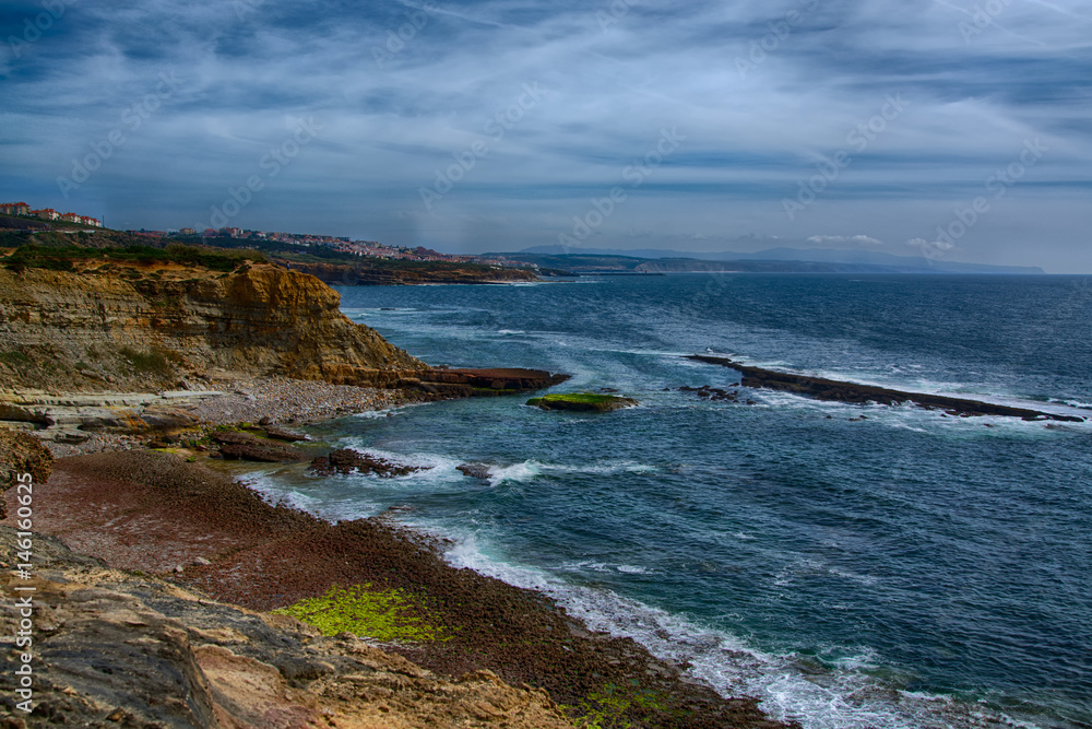 Cave Surf Spot in Ericeira Portugal. Cave Surf Spot in Ericeira Portugal.