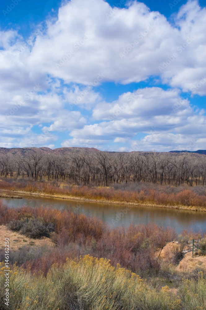 Chama River Winter Landscape