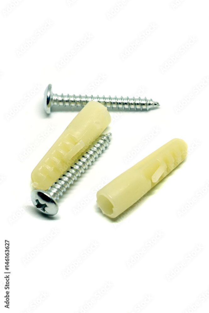 The dowel-nail isolated The dowel-nail isolated