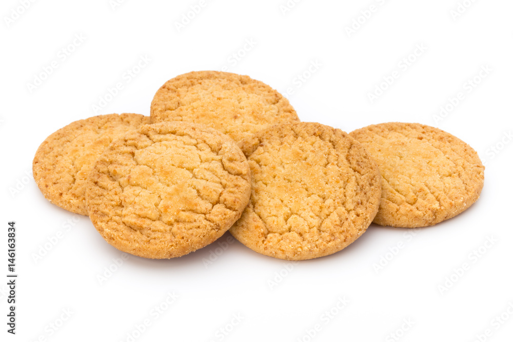 Cookies nuts on the isolated on white background. Cookies nuts on the isolated on white background.