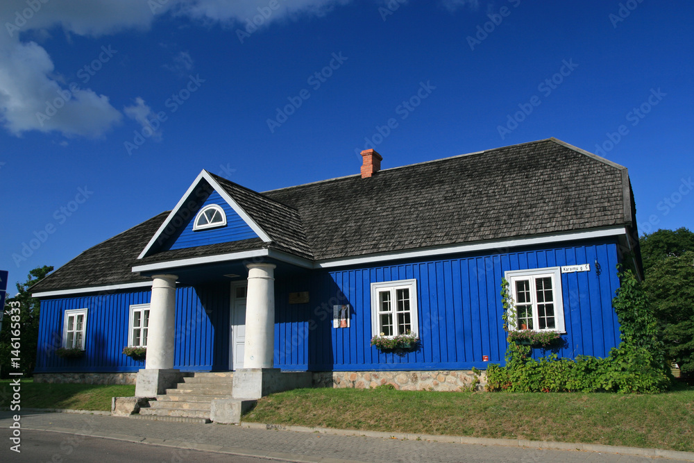 The old post office building in Trakai, Lithuania The old post office building in Trakai, Lithuania