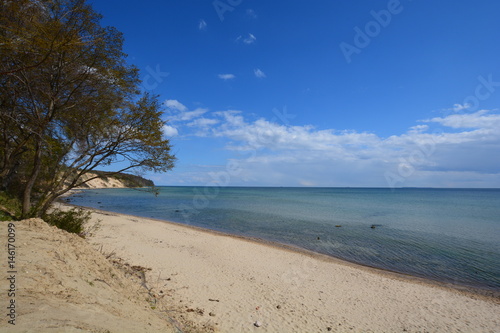 Strand am Steilufer, Südstrand Göhren, Rügen, Ostsee © textag