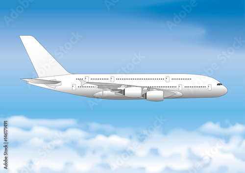 Airline passenger line, vector file, illustration