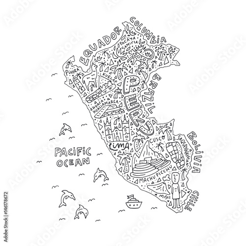 Map of Peru