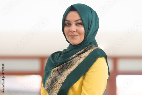 Portrait Of Young Muslim Woman photo