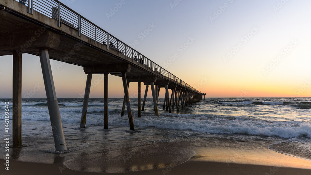 Hermosa Beach Pier at Sunset 4-19-17