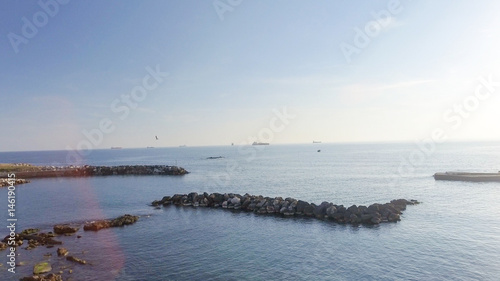 Rocks on the ocean