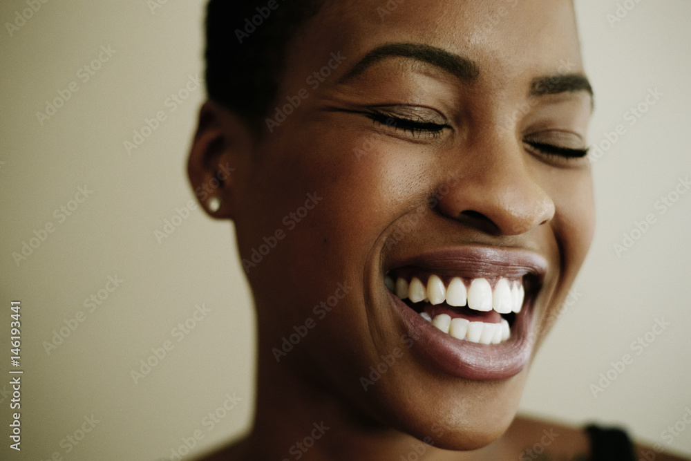 Close up of smiling woman Close up of smiling woman