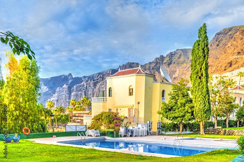 Fototapeta premium Pool in Tenerife, Spain.