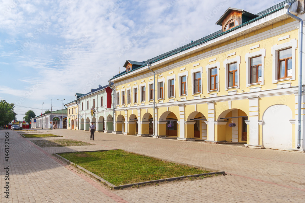 Obraz premium Улица Маршала Алексеева в Ростове Великом, Ярославская область