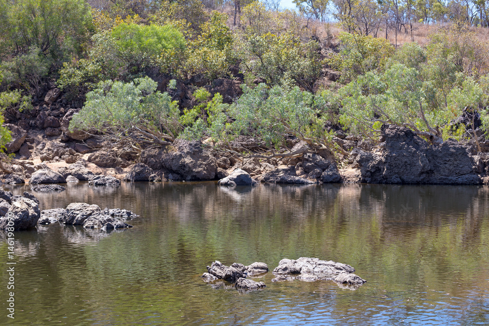 Peaceful billabong in rural Far North Queensland Peaceful billabong in rural Far North Queensland