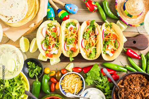 Ground beef tacos
