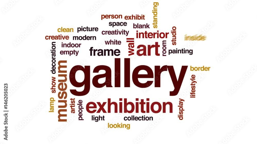 Gallery animated word cloud, text design animation. Gallery animated word cloud, text design animation.