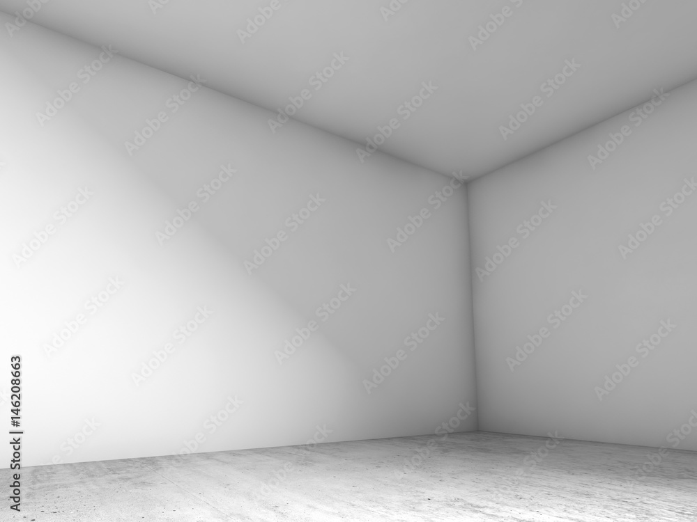 Abstract empty room interior background
