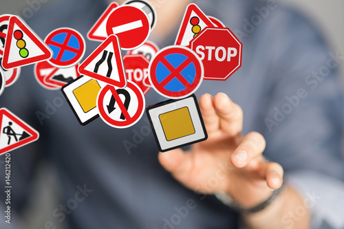 sign road