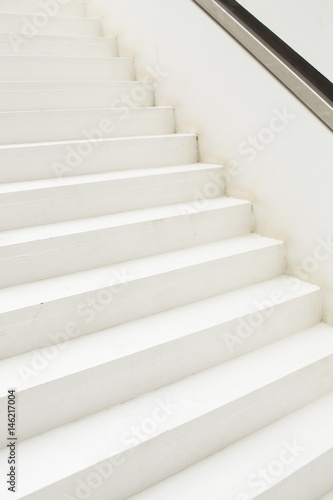 White stairs