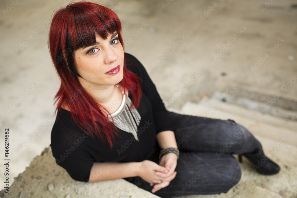 Beautiful woman portrait