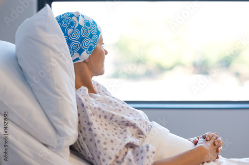 Cancer patient resting photo