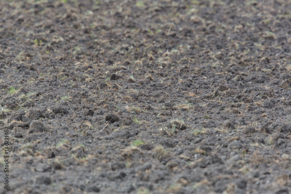 newly furrowed fertile farmland newly furrowed fertile farmland
