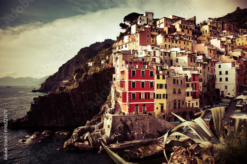 travel amazing Italy series - Riomaggiore, Cinque Terre national park, Liguaria photo