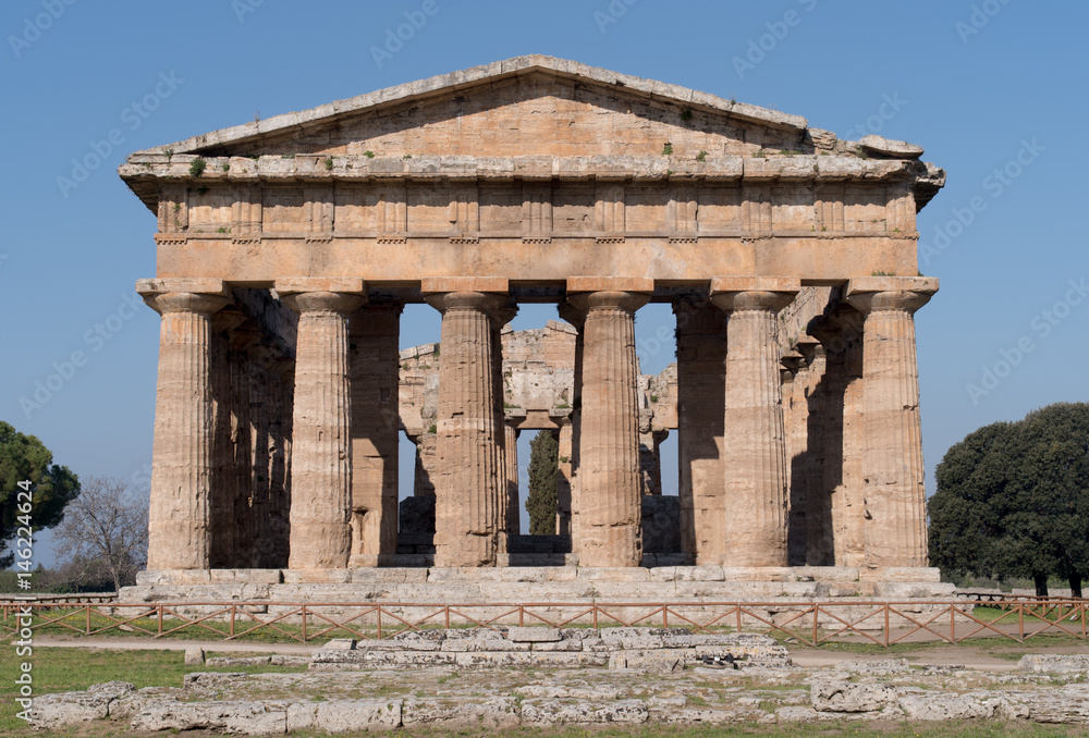 Temple of Paestum Archaeological site, Italy