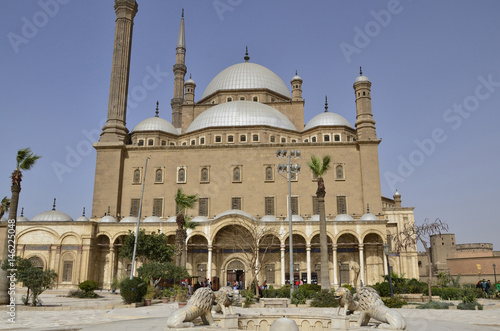 Alabaster-Moschee,  Aussenansicht, Kairo