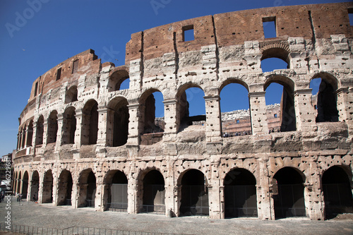 travel amazing Italy series - Colosseum in Rome on a sunny day