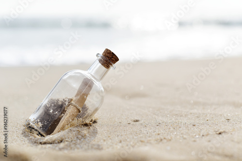 message in a bottle photo
